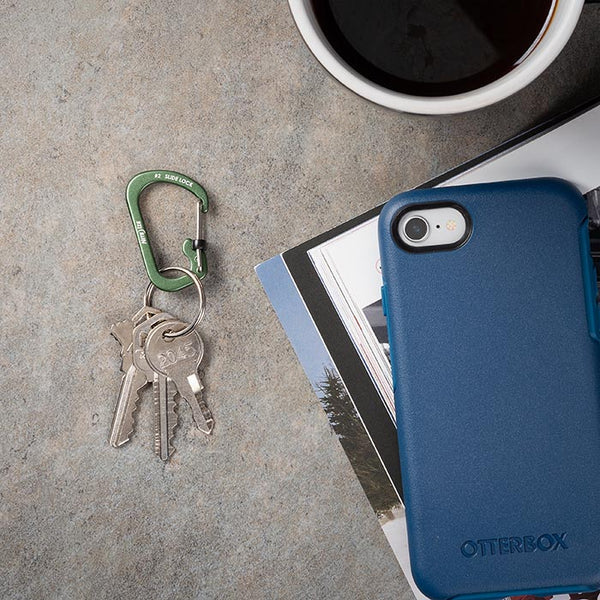 NiteIze | CSLA4-08-R6 | NiteIze SlideLock® Carabiner Aluminum | Olive