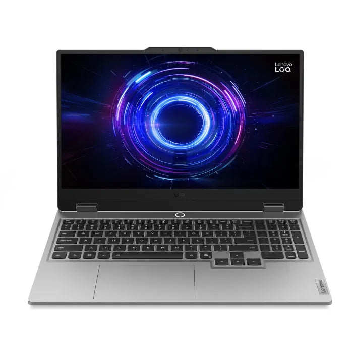 Lenovo LOQ 15IRX10 Gaming Laptop, Intel Core i7-14700HX Processor, 16GB DDR5 Ram, 512GB SSD NVMe, NVIDIA GeForce RTX™ 5060 8GB Graphics, 15.6" FHD IPS 144Hz Display, White Backlit Keyboard, Windows 11 Pro (License), Luna Grey