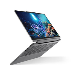 Lenove Yoga 9 2-in-1 Aura Edition Laptop, Intel Core Ultra 7 258V Processor, 32GB, 1TB SSD NVMe, Intel Arc Graphics, 14" 2K OLED Touch Display, Backlit Engl/Ar Keyboard, Win 11 Home, Luna Grey