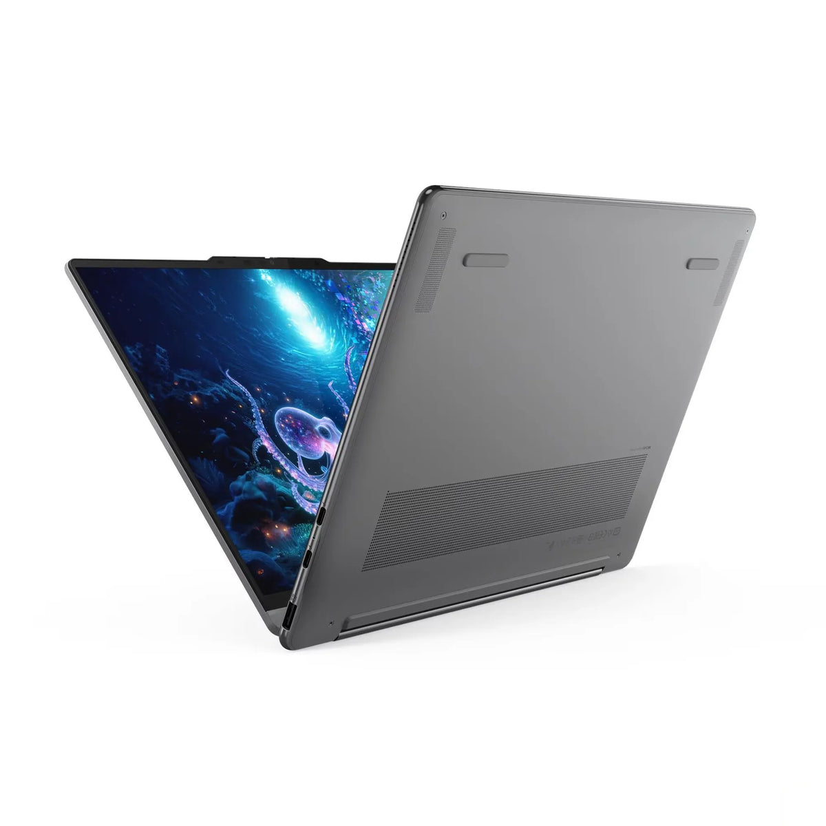 Lenove Yoga 9 2-in-1 Aura Edition Laptop, Intel Core Ultra 7 258V Processor, 32GB, 1TB SSD NVMe, Intel Arc Graphics, 14" 2K OLED Touch Display, Backlit Engl/Ar Keyboard, Win 11 Home, Luna Grey