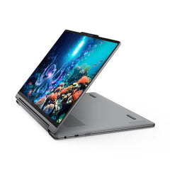 Lenove Yoga 9 2-in-1 Aura Edition Laptop, Intel Core Ultra 7 258V Processor, 32GB, 1TB SSD NVMe, Intel Arc Graphics, 14" 2K OLED Touch Display, Backlit Engl/Ar Keyboard, Win 11 Home, Luna Grey