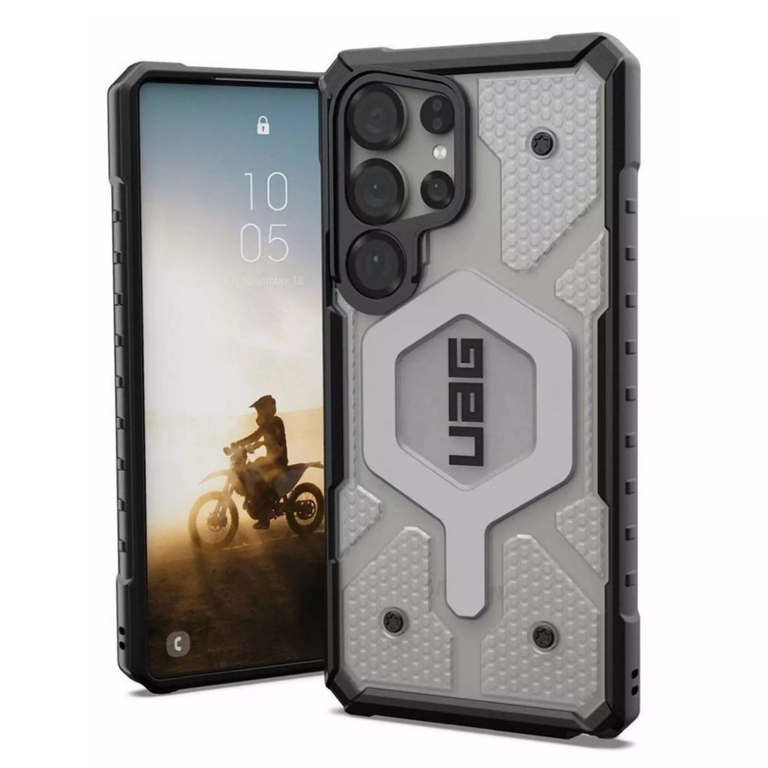 UAG | 214483114333 | UAG Samsung Galaxy S25 Ultra Pathfinder Clear MagSafe Case