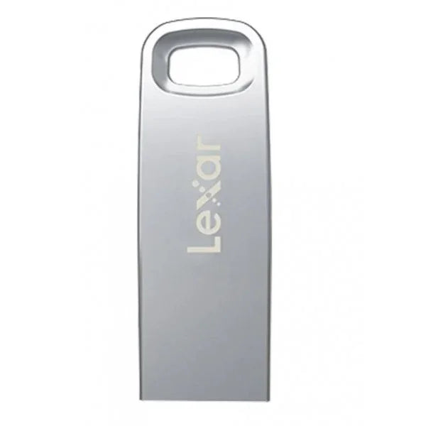 وحدة تخزين Lexar JumpDrive USB 3.0 M35 سعة 128 جيجابايت، بغطاء فضي، تصل إلى 150 ميجابايت/ثانية (LJDM035128G-BNSNG)