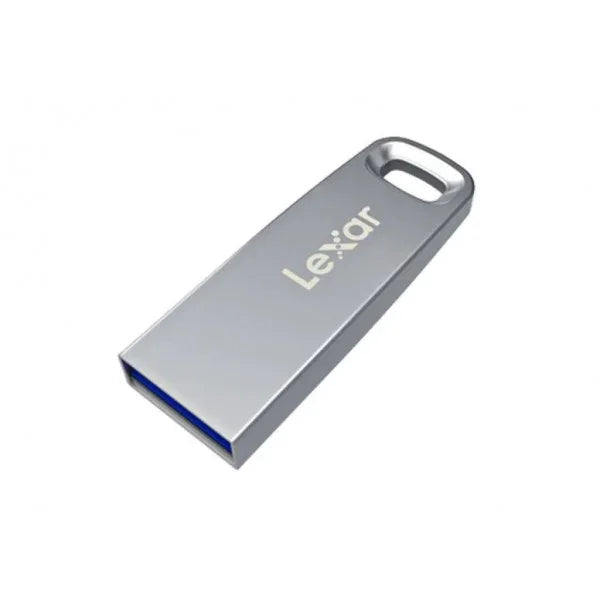 وحدة تخزين Lexar JumpDrive USB 3.0 M35 سعة 128 جيجابايت، بغطاء فضي، تصل إلى 150 ميجابايت/ثانية (LJDM035128G-BNSNG)