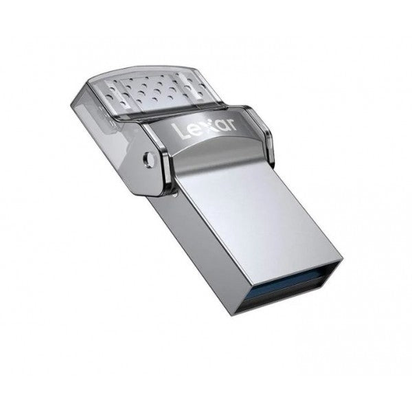 Lexar® Dual Type-C and Type-A USB 3.0 flash drive, up to 100MB/s read  , 32GB (LJDD35C032G-BNBNG)