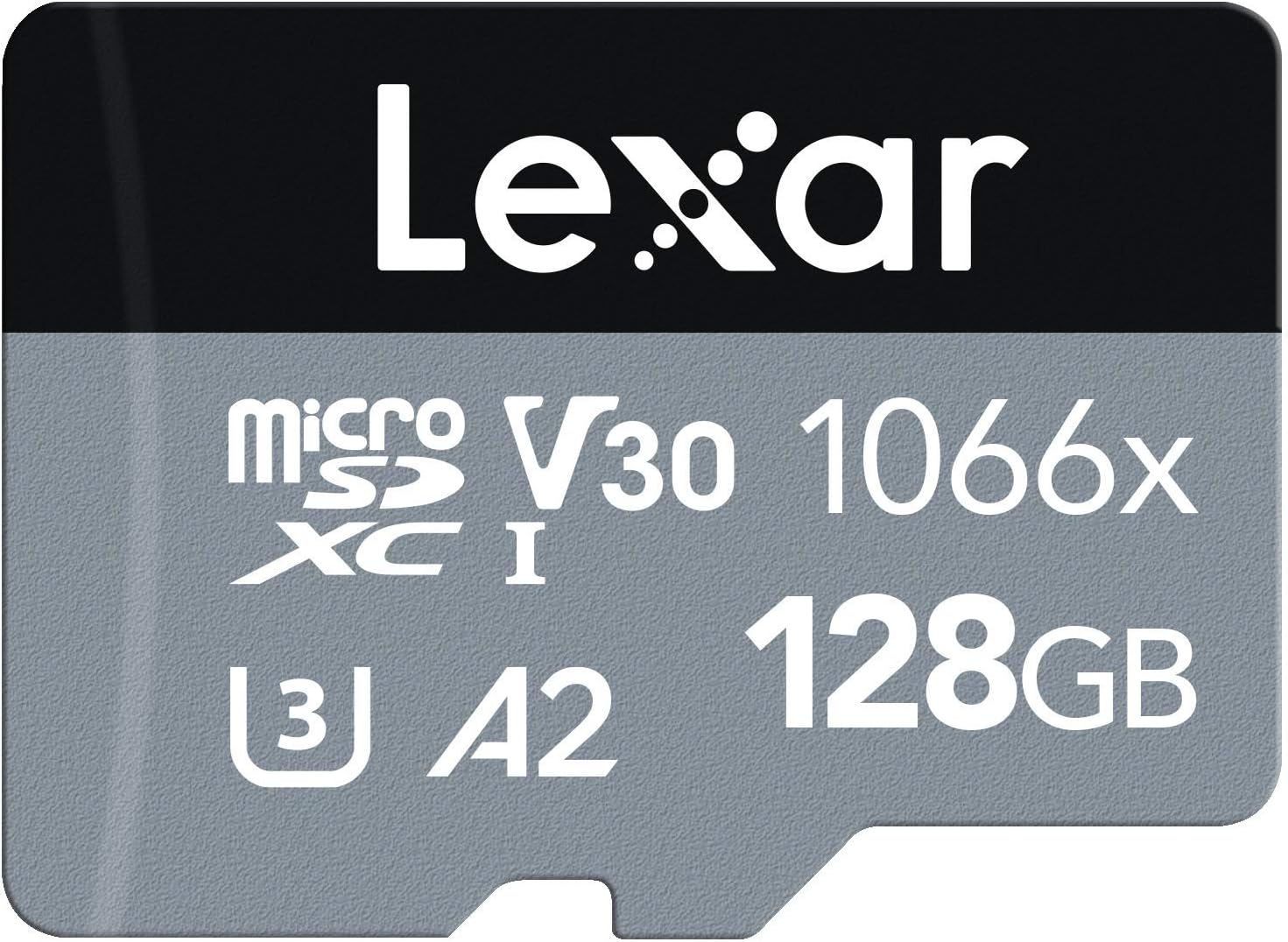 Lexar® High-Performance 1066x microSDXC™ UHS-I, up to 160MB/s read 120MB/s write C10 A2 V30 U3 , 128GB  (LMS1066128G-BNANG)
