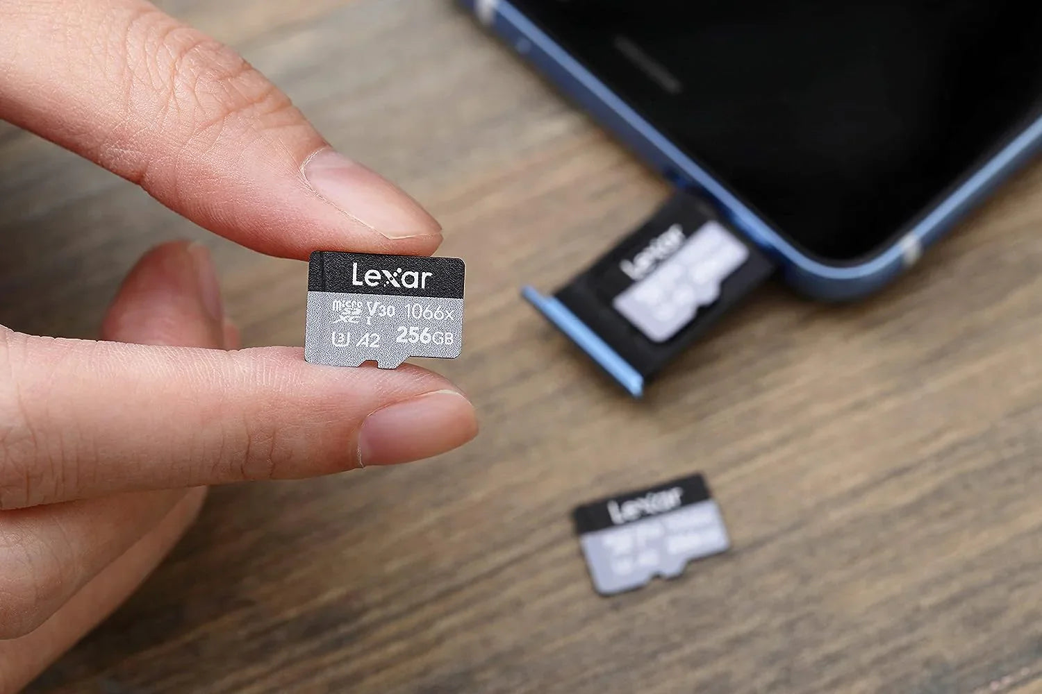Lexar® High-Performance 1066x microSDXC™ UHS-I, up to 160MB/s read 120MB/s write C10 A2 V30 U3 , 128GB  (LMS1066128G-BNANG)