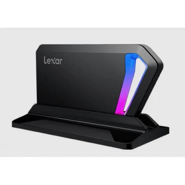 قرص SSD خارجي محمول من Lexar بسعة 1 تيرابايت، USB3.2 Gen2*2 بسرعة قراءة تصل إلى 2100 ميجابايت/ثانية وسرعة كتابة تصل إلى 1900 ميجابايت/ثانية (LSL660X001T-RNNNG)