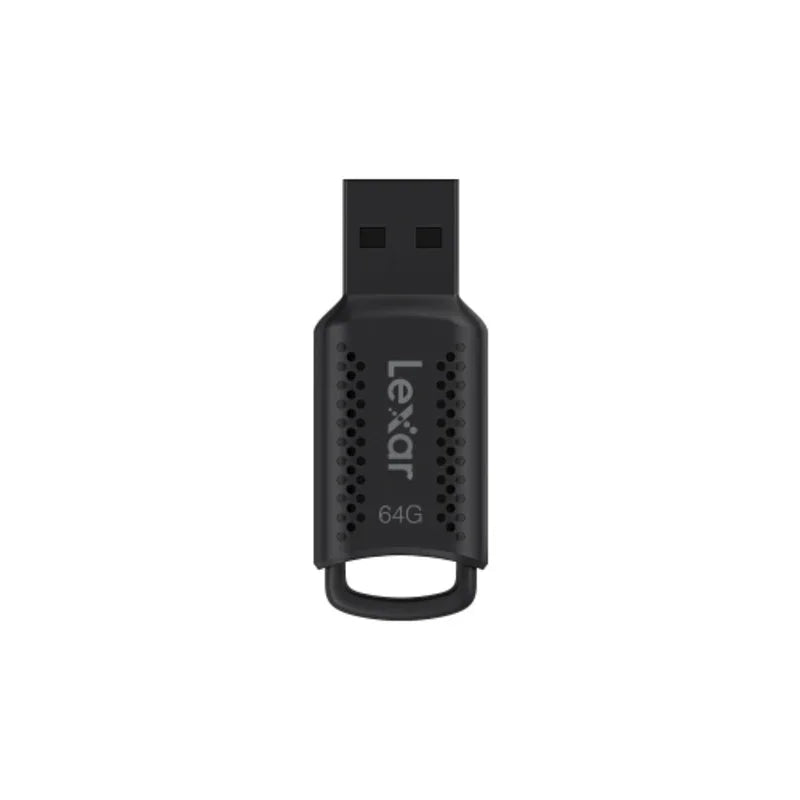 64GB Lexar® JumpDrive® V400 USB 3.0 Flash Drive, up to 100MB/s read, Black