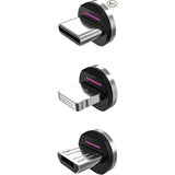 Statik | PUP-0135 | Statik Magnetic Tips for Magnetic Charge Cables, 3-Pack 1x Lightning, 1x USB-C, 1x Micro-USB