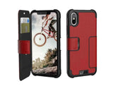 UAG iPhone XS Metropolis Case - Magma/Silver