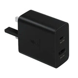 EP-TA220NBEGGB | محول طاقة ثنائي من سامسونج بقوة 35 واط | منفذ USB-C | منفذ USB-A