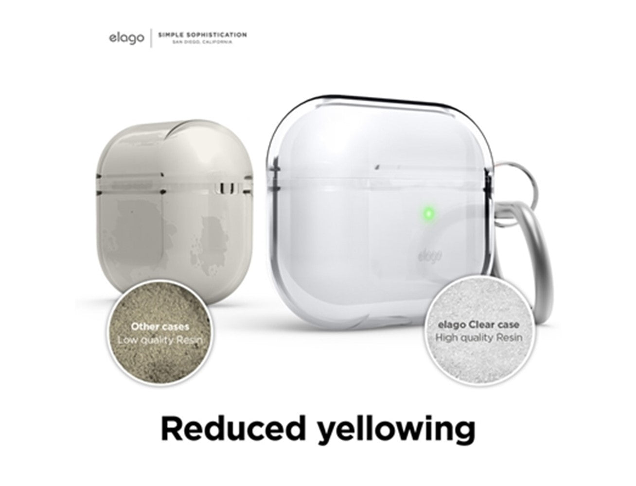 Elago AirPods 3 Clear Hang Case EAP3CL-HANG-CL - Clear