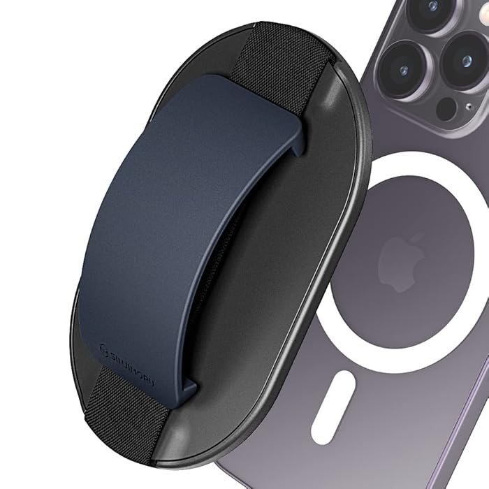 Sinjimoru | SMA-SGR-SLCN-NV | Sinjimoru Magsafe Grip - Navy Blue