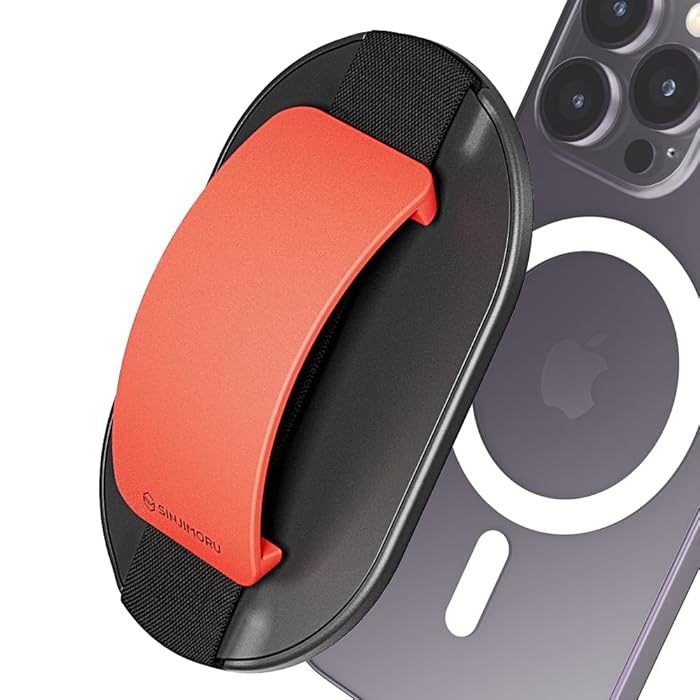 Sinjimoru | SMA-SGR-SLCN-ORG | Sinjimoru Magsafe Grip - Orange