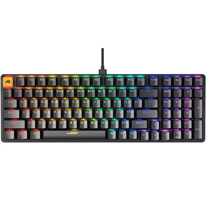 Glorious GMMK2 96% Pre-Built Keyboard-Black, Arabic