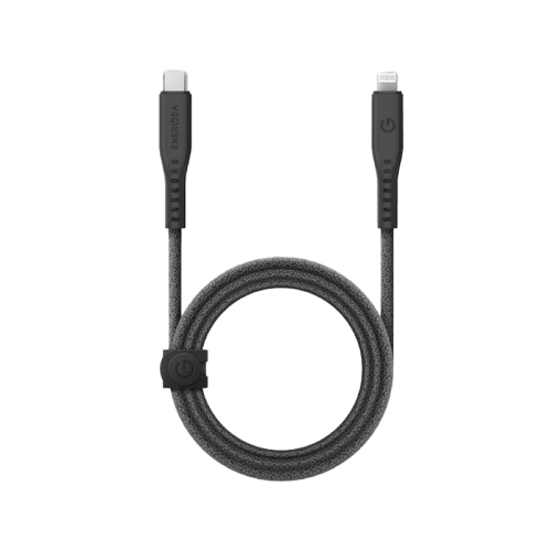 CBL-FLCL-BLK150M | ENERGEA Flow | USB-C To Lightning Cable | 1.5M | Black - GulfStore.com