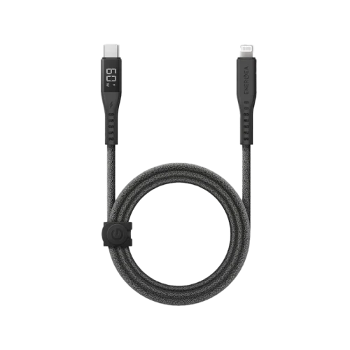 CBL-DFLCL-BLK150M | ENERGEA Flow | USB-C To L Mfi Display Cable 480Mbps With Mct | 1.5M | Black - GulfStore.com