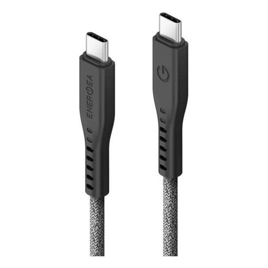 ENERGEA FLOW USB-C TO USB-C CABLE 1.5M - BLACK