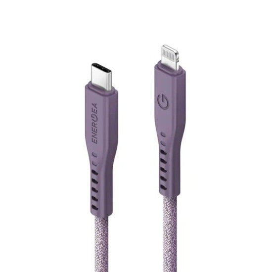 ENERGEA FLOW USB-C TO LIGHTNING CABLE 1.5M - PURPLE