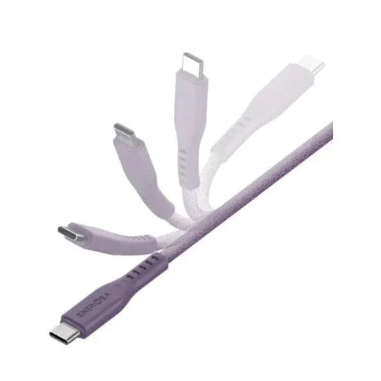ENERGEA FLOW USB-C TO LIGHTNING CABLE 1.5M - PURPLE