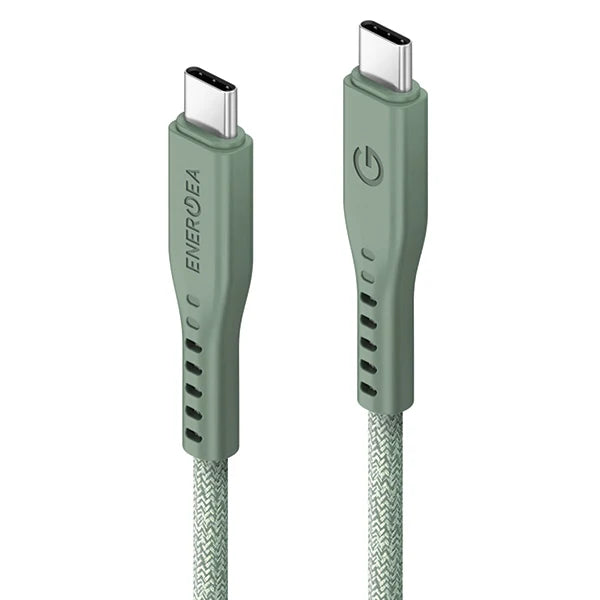 CBL-FLCC-GRN150M | ENERGEA Flow | USB-C To USB-C Cable | 1.5M | Green - GulfStore.com