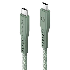 CBL-FLCC-GRN150M | ENERGEA Flow | USB-C To USB-C Cable | 1.5M | Green - GulfStore.com