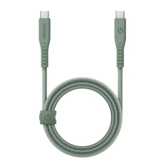 ENERGEA FLOW USB-C TO USB-C CABLE 1.5M - GREEN