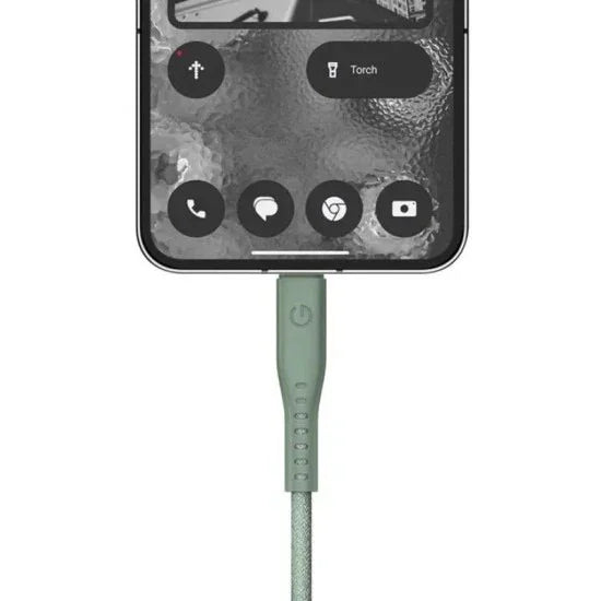 ENERGEA FLOW USB-C TO USB-C CABLE 1.5M - GREEN