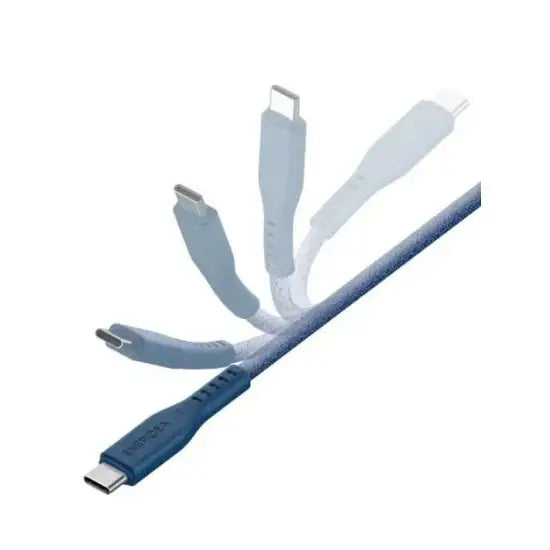 ENERGEA FLOW USB-C TO USB-C CABLE 1.5M - BLUE - GulfStore.com