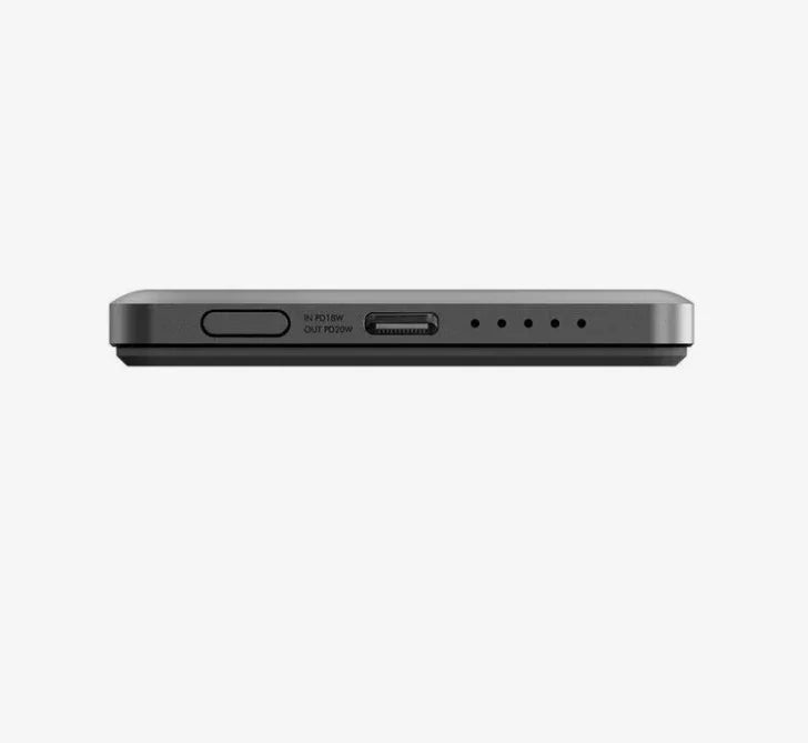 Energea AluPac Air Power Bank 5000mAh - Gunmetal
