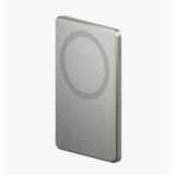 ENERGEA ALUPAC AIR, 5000MAH ULTRA LIGHT ALUMINIUM MAGSAFE COMPATIBLE POWER BANK - NATURAL