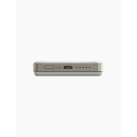 ENERGEA ALUPAC AIR, 10000MAH ULTRA LIGHT ALUMINIUM MAGSAFE COMPATIBLE POWER BANK - NATURAL