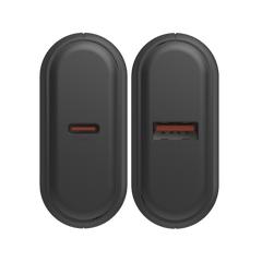 CP-MINI3-GUN | ENERGEA Compac Mini 3 With Display PD3.0/USB/USB3.0/SCP/ Powerbank | 10000Mah Li-Ion | Gunmetal Black - GulfStore.com