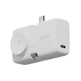 GPW-KODA-WHT | Bazic Gopower Koda | 2-In-1 5000Mah Foldable USB-C / Lightning Pin Powerbank With Apple Watch Charger | Vanilla - GulfStore.com