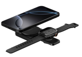 MAG-DUO-GUN | ENERGEA Magcube | 2 In 1 Foldable Magsafe Fast Wireless Charger | Gunmetal - GulfStore.com