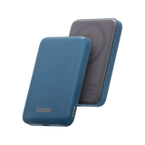 GPW-SNAP5K-BLU | بازك غو باور سناب 5K | باور بانك لاسلكي 3 في 1 سعة 5000 مللي أمبير في الساعة مع شاحن ساعة أبل | بابل جم