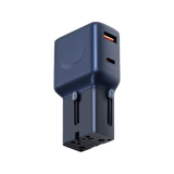 TGA-35-BLU | ENERGEA Travelgo 1-Port USB-C & 1-Port USB-A 35W Travel Adapter | Blue - GulfStore.com