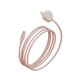 CBL-FLDWATCH-PNK | ENERGEA Flow | Duo Watch 2-In-1 C To C + Watch Cable | 480Mbps | 60W | 1.5M | Pink - GulfStore.com