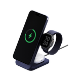 MAG-TRIO2-BLU | ENERGEA Magtrio 2 | 3-In-1 Foldable Qi2.2 Wireless Charger 25W |Indigo Blue - GulfStore.com