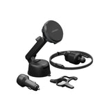 MAG-ARCDRV-GUN | ENERGEA Magarctic Drive | Qi2.2 Wireless Car Charger 25W | Windscreen/Airvent | With 45W Charger | Gunmetal - GulfStore.com