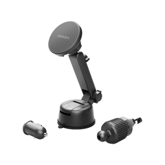 MAG-DRVKIT-GUN | ENERGEA Magdrive Kit | Wireless Car Charger | Windscreen/Airvent With 30W Charger | Gunmetal - GulfStore.com