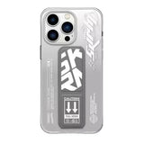 SkinArma SK-2023IPP61-COSMO-GRYSkinArma Cosmo Grip-Stand Case for iPhone 15 Pro - Grey