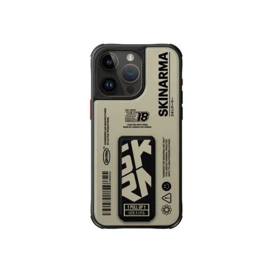 SKINARMA SK-2023IPP61-SPUNK-BGE جراب SKINARMA IPHONE 15 PRO SPUNK، بلون عاجي