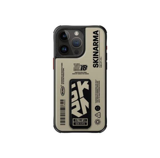 SKINARMA SK-2023IPP67-SPUNK-BGE جراب SKINARMA IPHONE 15 PRO MAX SPUNK، بلون عاجي
