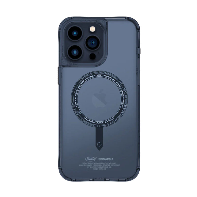 SkinArma Saido Mag-Charge Case For iPhone 15 Pro Max (Blue) - SK-2023IPP67-SDOMS-BLU