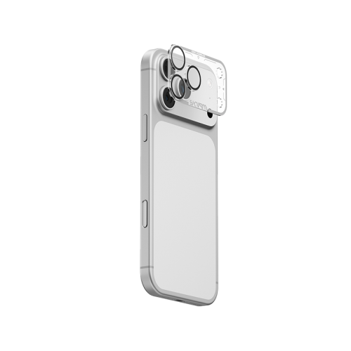 SK-IP17PM-LENS-MGMA-GRY | SKINARMA IPHONE 17 PRO MAX FULL MATTE CAMERA LENS PROTECTOR | Tempered Glass + PC | GREY