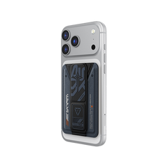 SK-KADO-AEGISBLU | SKINARMA MAGNETIC CARDHOLDER WITH GRIP-STAND KADO | Synthetic Leather | NAVY - GulfStore.com