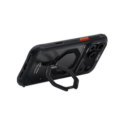 SK-2026IPP6.3-SATURN-BLK | SKINARMA Iphone 18 Pro 6.3" | 2026 | Saturn | Rotating Kick-Stand | Black