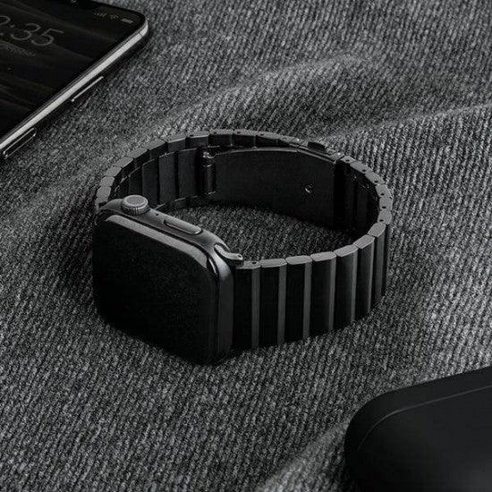Uniq Strova Apple Watch 44mm/42mm band - Black